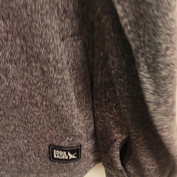 Eddie Bauer Gray Lightweight Shirt Jacket with Traditional Collar - Picture 5 of 7